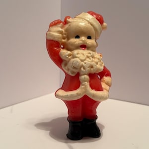Ho Ho How Retro!  5 Inch Santa Candle - Perfect for Collecting or Displaying!