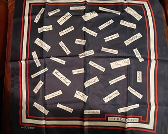 US President’s Signature Scarf from the 1970, Look Fabulous in this Explosive Election Year!