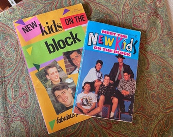 New Kids on the Block Authentic Paperbacks – 1989 and 1990 – Great Photos!