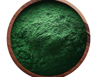 Bio Spirulina Pulver mit hohem Proteingehalt reinigen & Detox Energie Premium Qualität