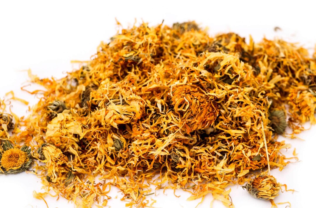 Organic Dried Marigold Flowers Calendula Officinalis Premium Quality