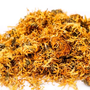 Flores de caléndula secas orgánicas Calendula Officinalis - Calidad Premium