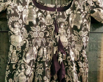 kalamkari long frocks online