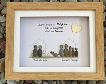 Neighbour gift, Friend pebble art