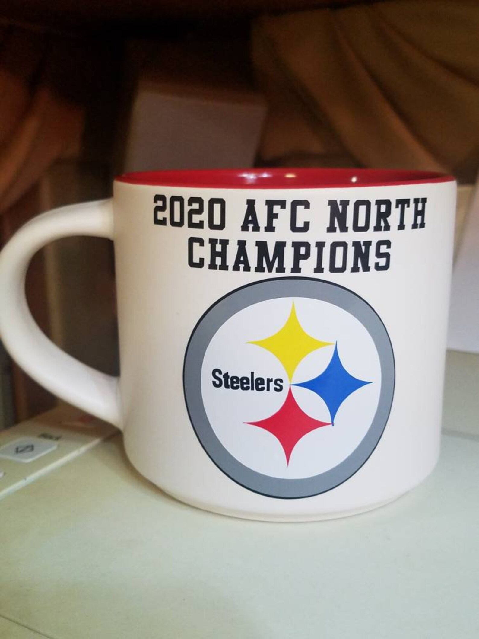 PITTSBURGH Steelers coffee mug football AFC North
