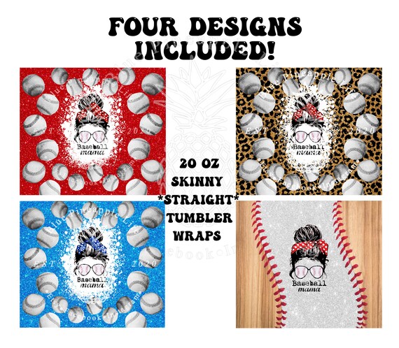 Blue Glitter Baseball Mama Blue Glitter Baseball Mama