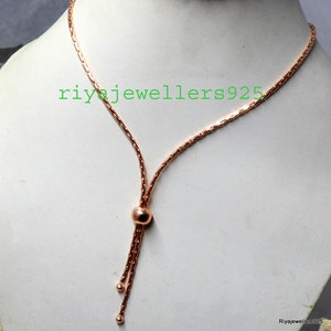 Copper Chain , Pure Copper Snake chain, snake chain necklace, Dainty snake chain necklace, thick snake Necklace