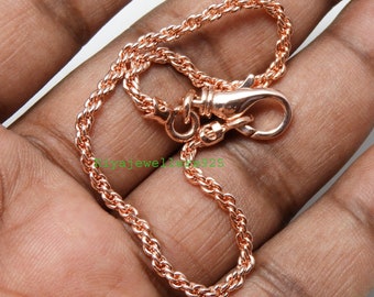 Copper Chain Bracelet,Pure Copper Rope chain Bracelet,Solid jewelry Copper Chain, Rope chain Gift for Viking jewelry Eco friendly chain