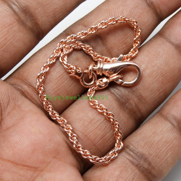 Copper Chain Bracelet,Pure Copper Rope chain Bracelet,Solid jewelry Copper Chain, Rope chain Gift for Viking jewelry Eco friendly chain