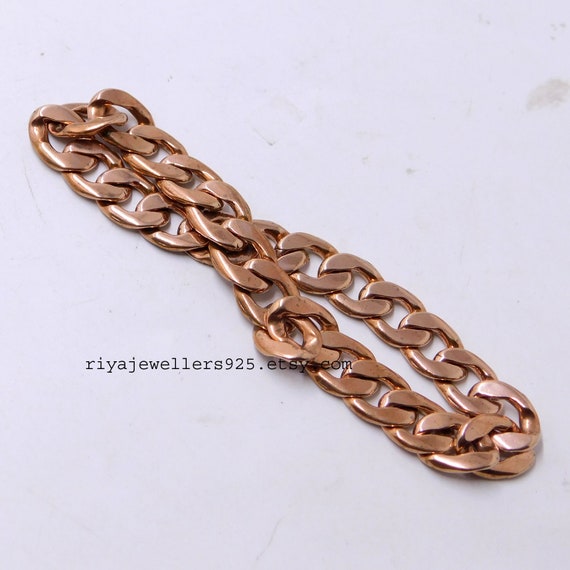 Solid Copper 9 Inch Bracelet CB682G - 5/16 of an inch wide