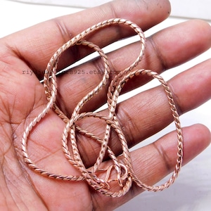 Copper Snake Chain, Copper Snake Chain Necklace, Copper Chain Jewelry ,Handmade Copper Chain, Snake Lover Chain, Gift for Her, Birth Gift