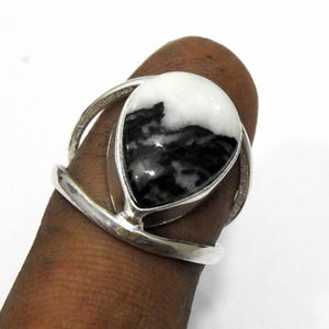 White Buffalo Turquoise Ring