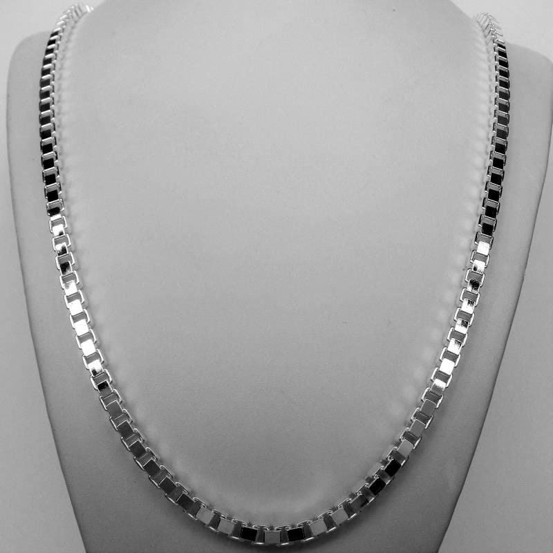 Sterling Silver Box Chain ,box Link Chain ,silver Box Chain