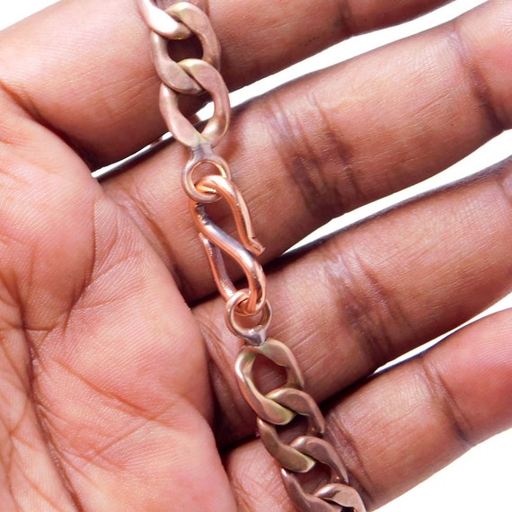 Circle Link Copper Bracelet COB6 CORDIAL – Tangle Tree Creations LLC
