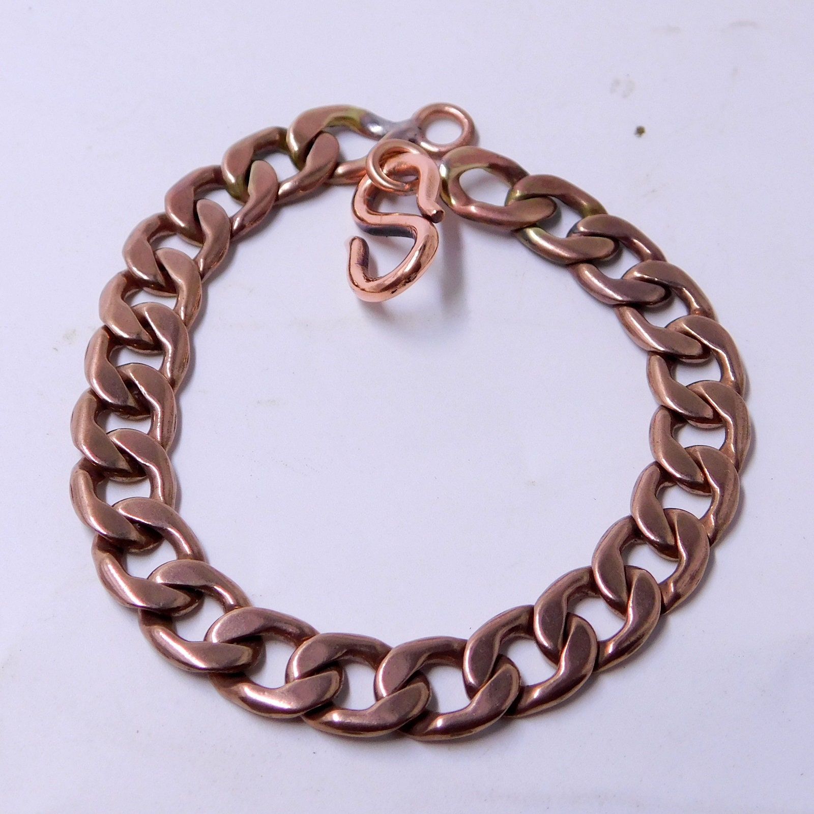 Juccini Copper Bracelet For Men & Women - Arthritis Pain Relief for Hands -  Copper Jewelry Made From High Gauge Pure Copper (Chain Healer, 1 Piece)  Chain Healer - 1 pc