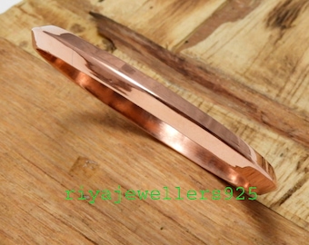 Handmade Pure Copper Bangle: Stacking Bangle (3.5mm Thick)