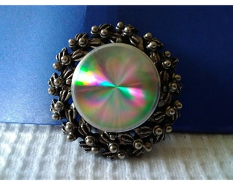 Jewelarama  Holographic Brooch vintage jewelry