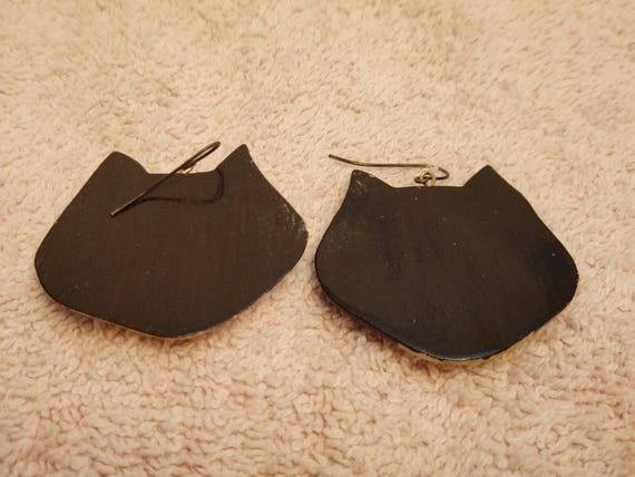 Cat earrings dangle style - image 8