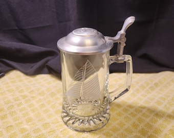 Old Spice lidded beer stein