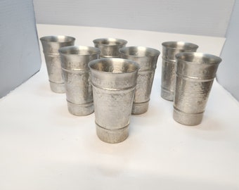 Hand beaten aluminum tumblers metal tumblers aluminum tumblers