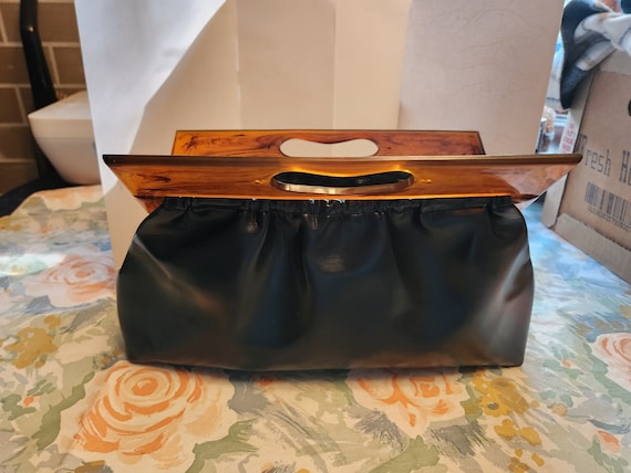 Purse Vintage clutch top handle purse - image 1
