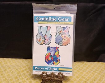 Pieces of Eight vest pattern