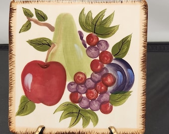 Trivet Ceramic Fruit Trivet MCM