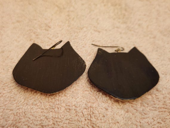 Cat earrings dangle style - image 9
