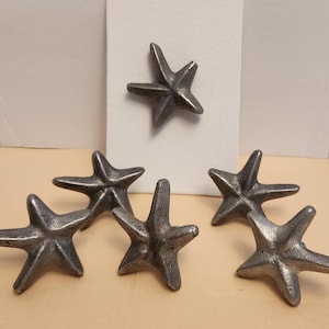 Drawer pulls vintage Metal Alloy Asymmetrical Starfish Knobs