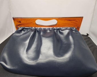 Purse Vintage clutch top handle purse