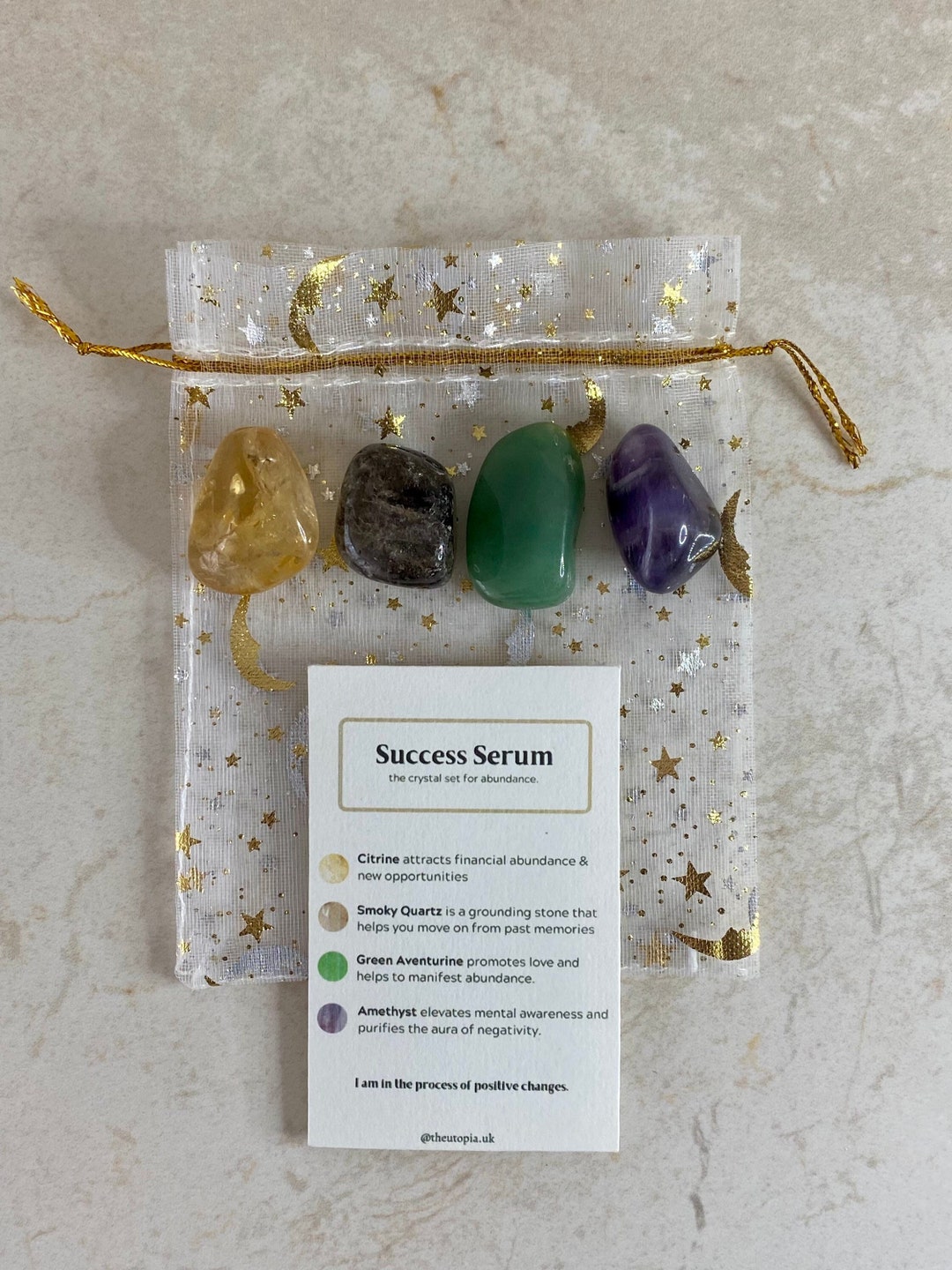 Crystal Set for Abundance// Abundance Crystal Set, Crystals for Wealth ...