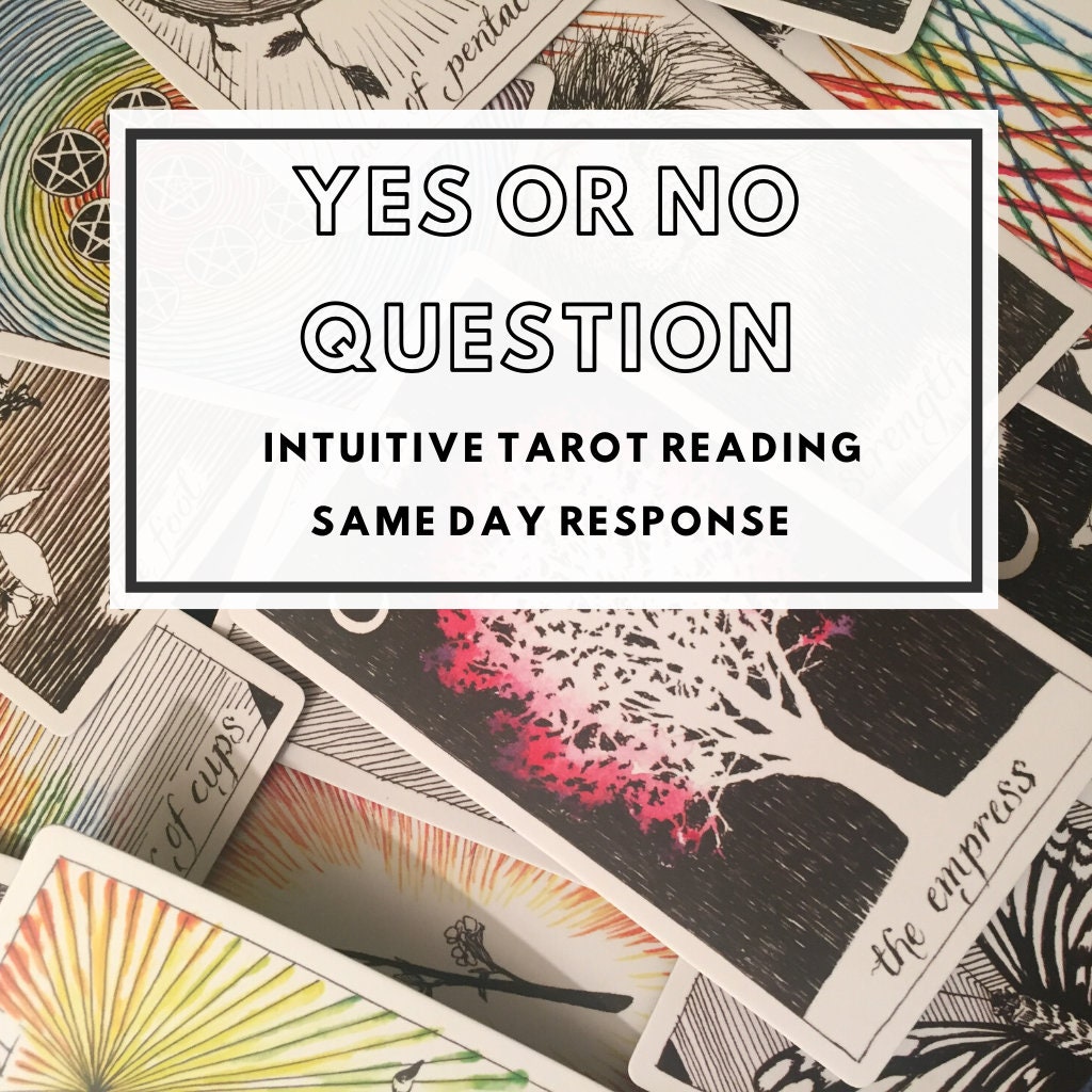 Yes or No Tarot Reading Affordable, Accurate & Quick Response Etsy