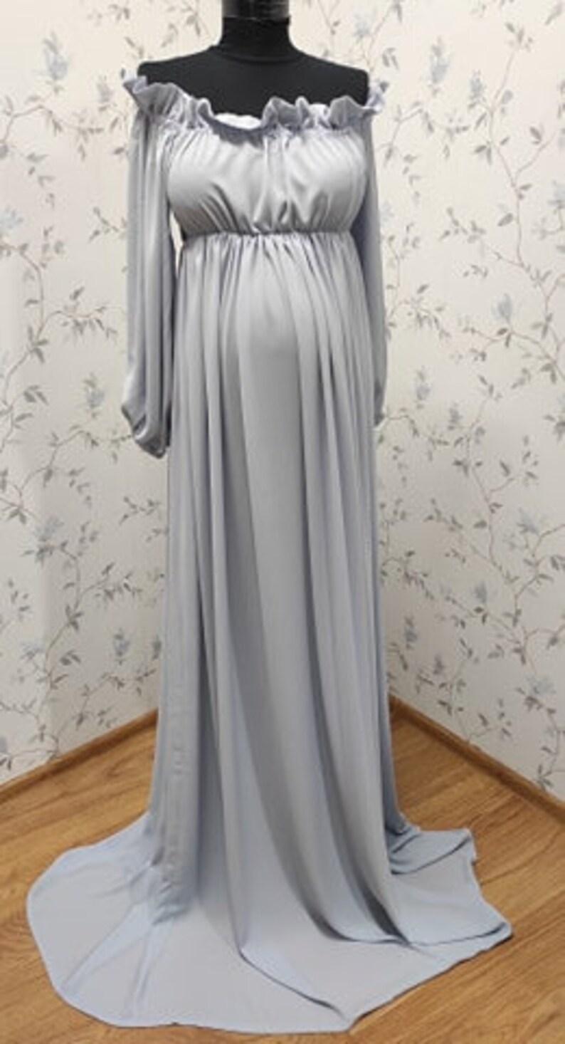 Maternity Photoshoot Dress for Photo Sessions Elastic Design Etsy