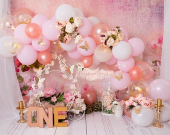 First birthday backdrop deals girl