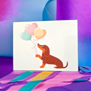Dog Birthday Card, Birthday Card, Greeting Card, Gift, Animal Card, Dog Lover, Mum Birthday, Dog Dad