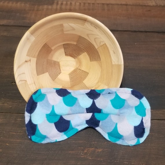 Flannel and Rice Eye Mask Etsy