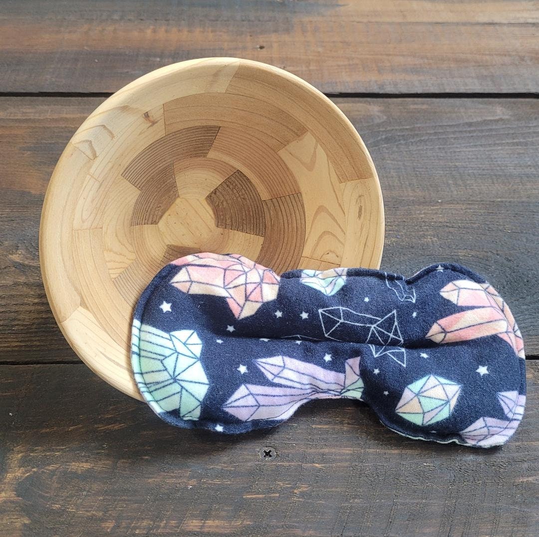 Flannel and Rice Eye Mask Etsy