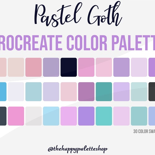 Pink Beach Procreate Color Palette Ipad Lettering Digital - Etsy