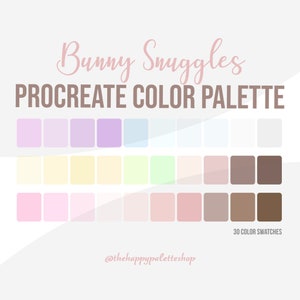 Easter Procreate Color Palette | Lettering | Digital Art | Digital Illustration | iPad Procreate | Cute Color Palette | Kawaii Color Palette