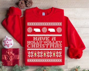 RAISEVERN Sweatshirts Noël Homme Drôle Ugly Sweat Chat Manches Longuess Divertidas Horteras Chapeau De Noël Personalizadas, S