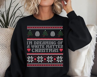 Christmas Neuro Nurse Sweatshirt, Neuro Icu Nurse Ugly Christmas, Neuro Nurse Sweatshirt, Neurology Nurse Gift, Neurologist, Neuro ICU Humor