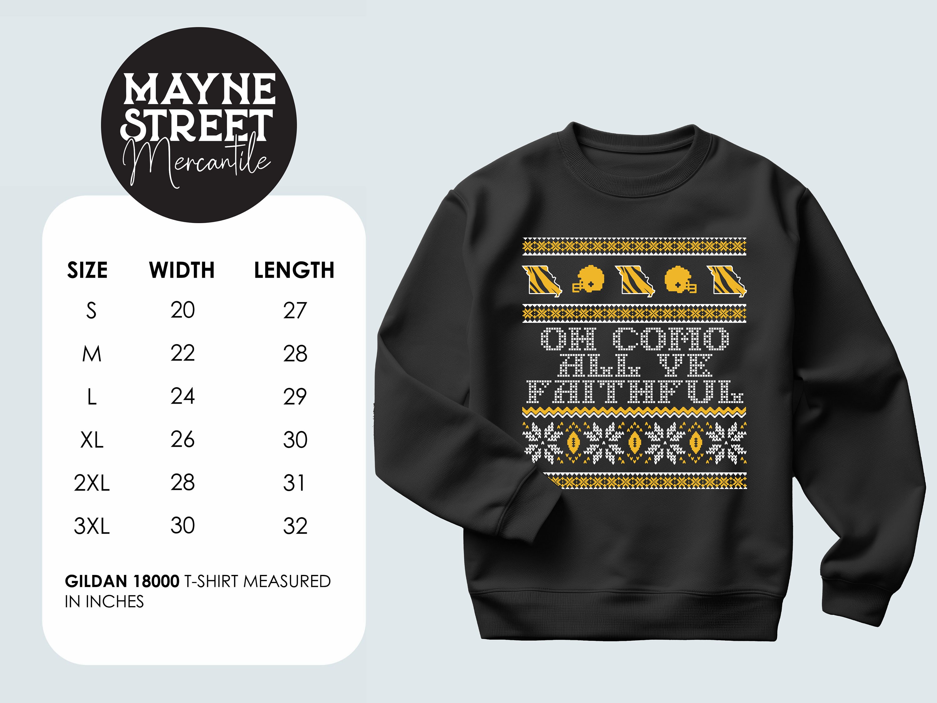 Mizzou ugly christmas sweater hotsell
