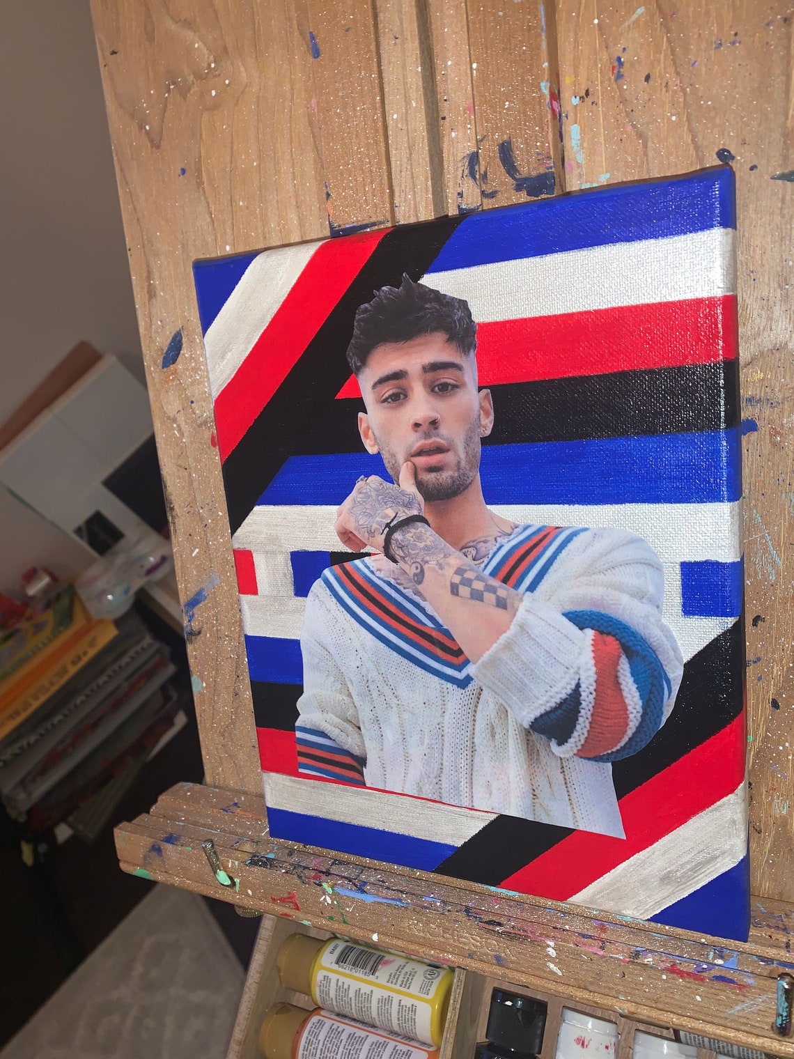 Zayn Malik 8x10 Painting Etsy