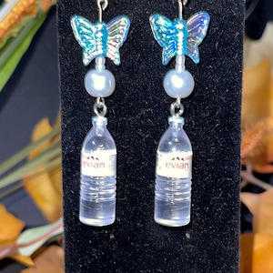 Evian Bottle Earring - Etsy