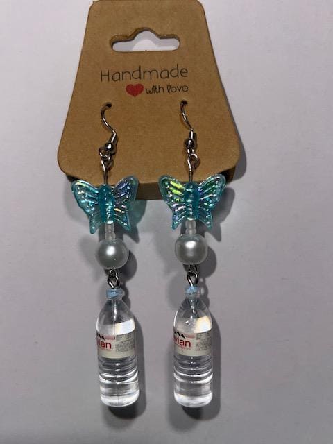 Evian Bottle Earring - Etsy