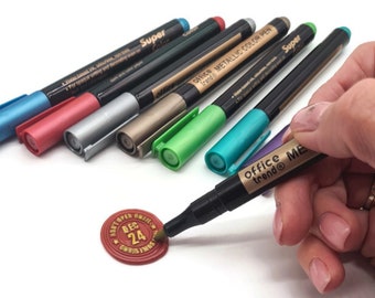 Color Marker Metallic Paint Pen Permanent Colored Marker