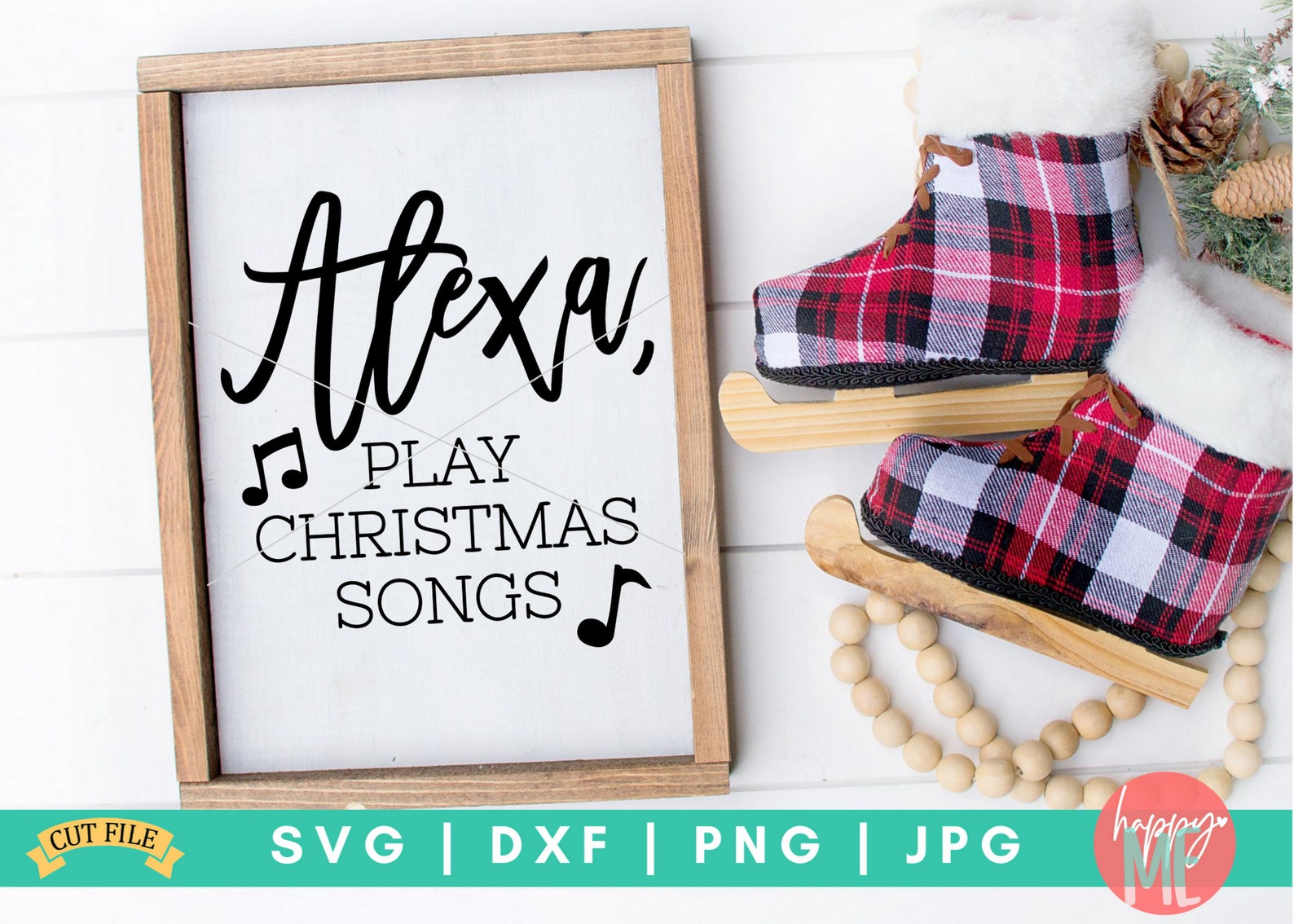 Alexa Play Christmas Songs SVG Alexa SVG Funny Alexa Svg Etsy Australia