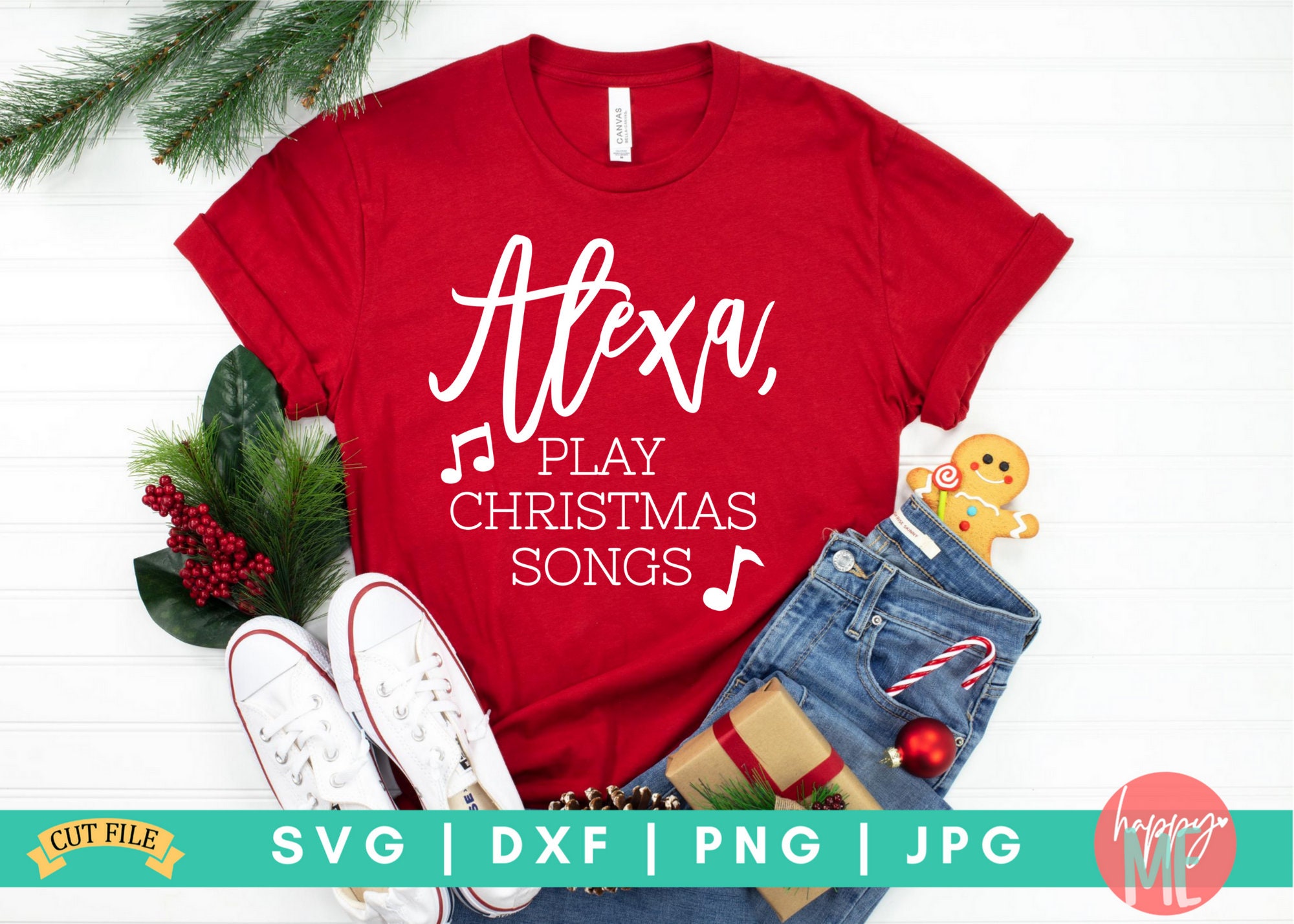 Alexa Play Christmas Songs SVG Alexa SVG Funny Alexa Svg Etsy UK