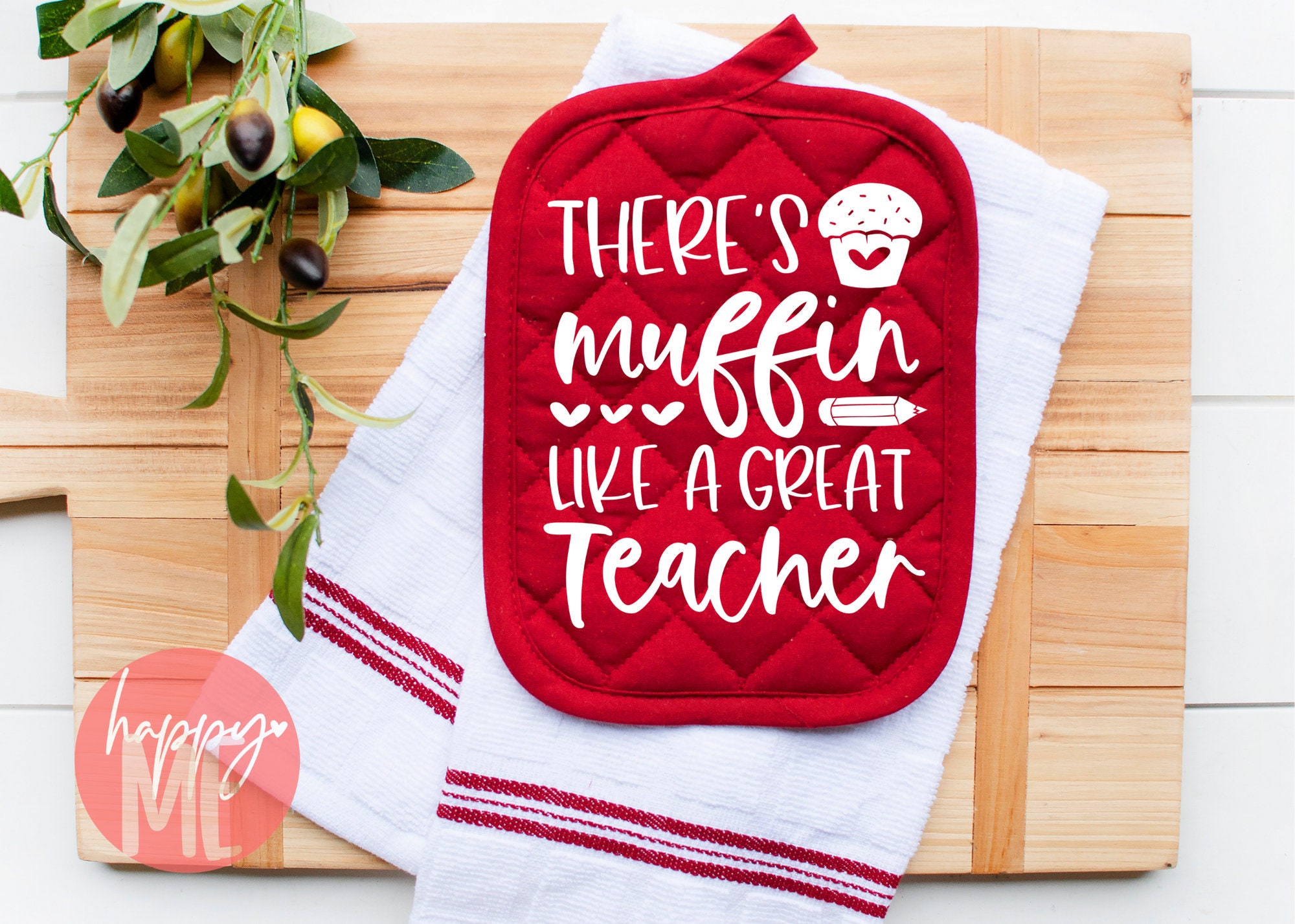 There's Muffin Like A Great Teacher SVG Teacher Quote - Etsy