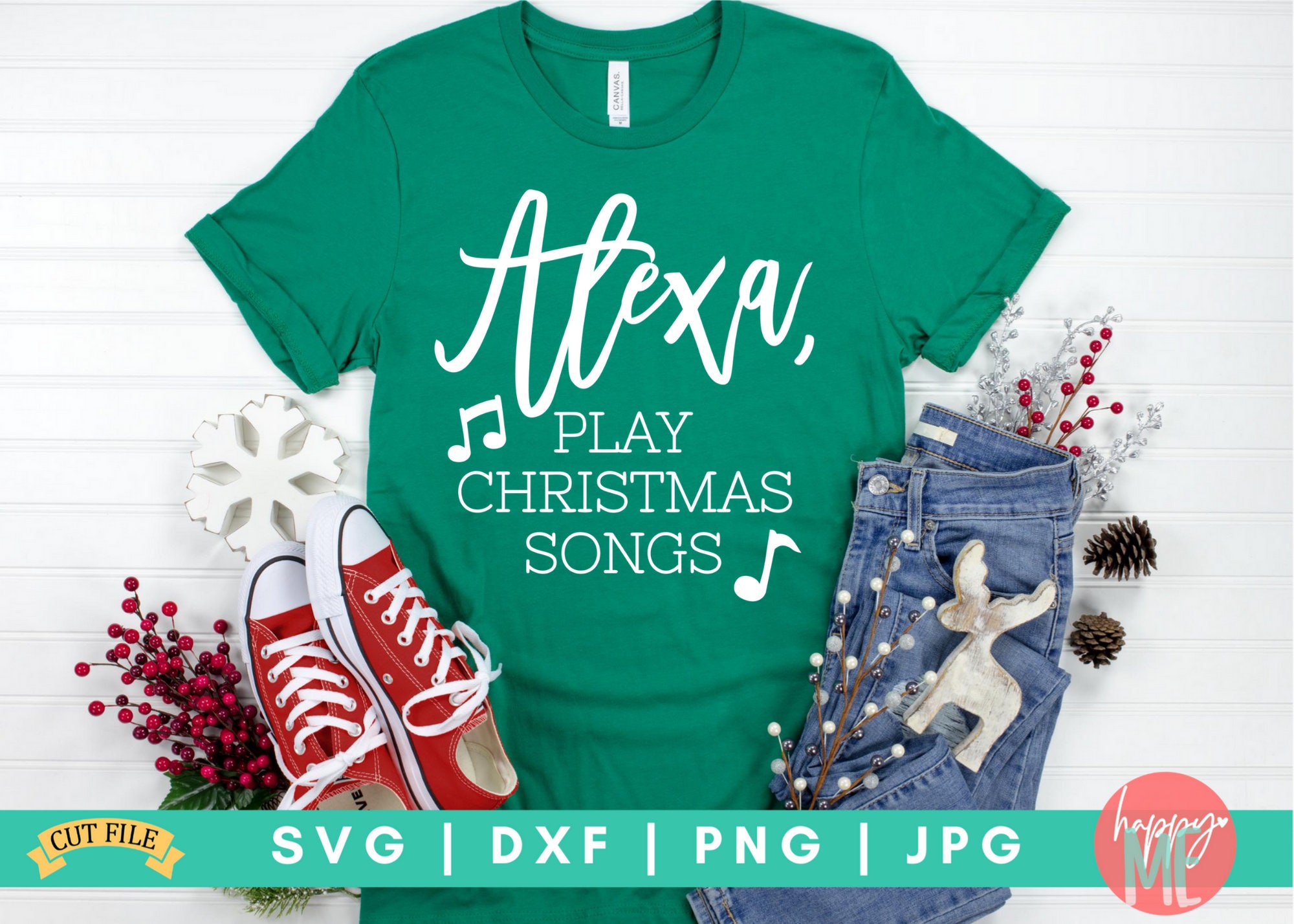 Alexa Play Christmas Songs SVG Alexa SVG Funny Alexa svg Etsy